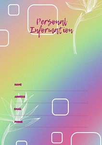 Digital Printable A4 Rainbow Colour 2024 Planner - Etsy Australia