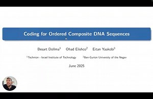 Coding for Ordered Composite DNA Sequences