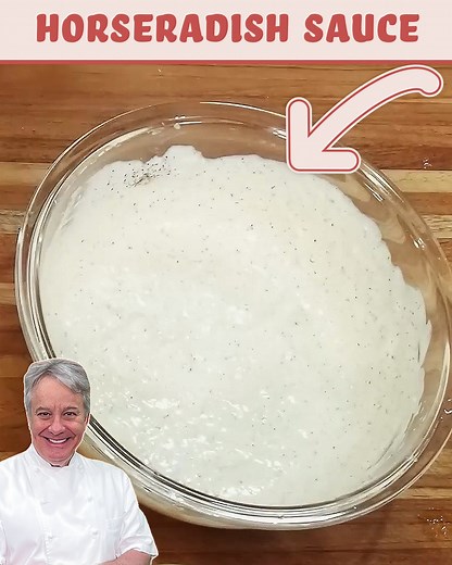How to Make a Simple Horseradish Sauce | Chef Jean-Pierre