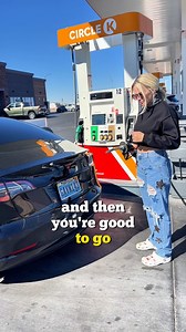 Blond tries to put gas in a Tesla | The Angel Porrino Show
