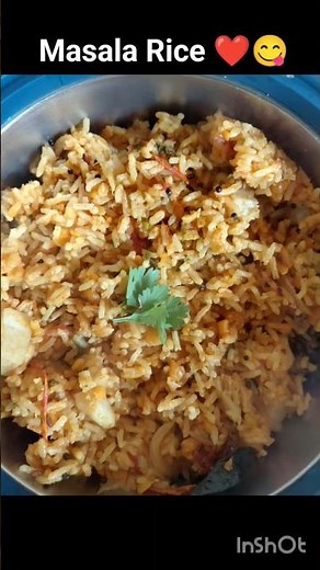 Spicy Masala Rice 🌶️🍚#shorts #shortsfeed #shortsvideo #shortsviral #short #cooking