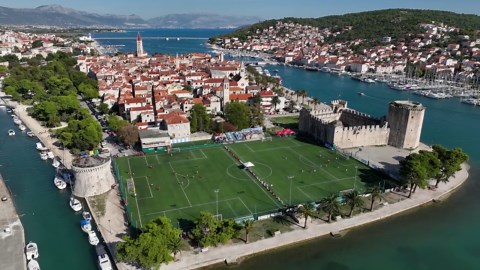Trogir by Drone: Croatia's Timeless Coastal Jewel