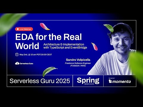 EDA for the Real World: Architecture & Implementation with TypeScript & EventBridge