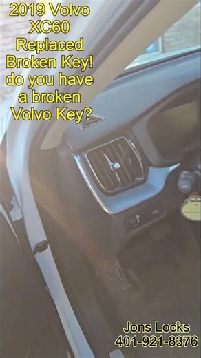 2019 Volvo xc60 Replaced damaged key!!