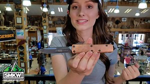 2.2K views · 79 reactions | The SMKW Swaggs Report: Microtech UTX 85 Copper - It's 85% the size of the original UTX, and this gorgeous OTF from Microtech Knives has a copper front scale. https://www.smkw.com/microtech-utx-85-s-e-blk-std-w-copper-aumt2311cp Parts of Swaggs wardrobe sponsored by Ariat - shop Ariat at our 108,000 square foot retail location in Sevierville, TN. | Smoky Mountain Knife Works | Facebook