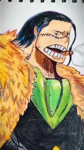 sir crocodile drawing from one piece #edit | zoan