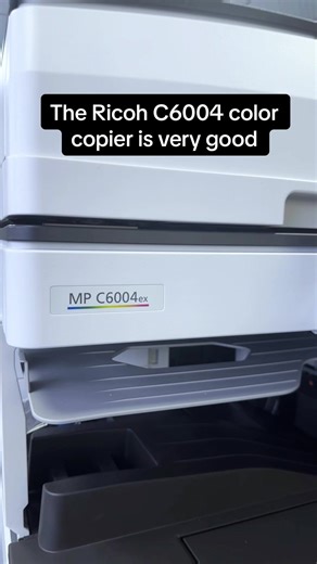 The Ricoh C6004 color copier is very good.#printer #Ricoh #copier #print #printing