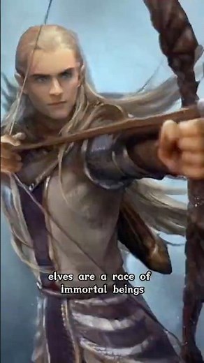 What are Elves in Lord of the Rings | Mythology of Middle-Earth #shorts