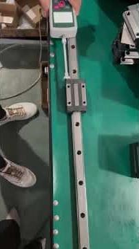 How to check the preload of the linear guide