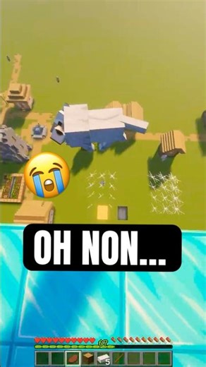 I tried to save my dog… but look at the end 🐶💔 #minecraft #minecraftmemes