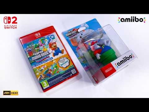 Super Mario Bros. Wonder Nintendo Switch 2 Edition + Meetup in Bellabel Park + amiibo Unboxing