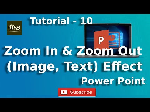 Zoom In and Zoom Out Effect (Image, Video,Text) in PowerPoint || Tutorial - 10