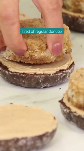 Here's a fun way to upgrade your donut game dessert 🍩