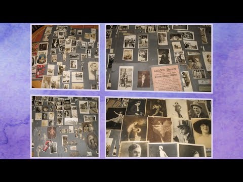 Muriel Astor's vintage scrapbook photo album of the Vaudeville days