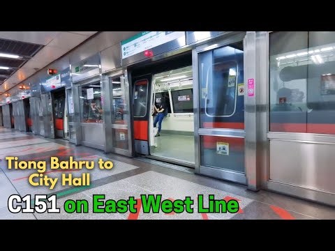 [SMRT](Retired) Set 063/064 from EW17 Tiong Bahru to EW13 City Hall - Kawasaki Heavy Industries C151