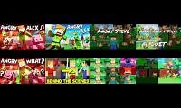 Mix of 8 videos from youtube : angry alex varisions (rewind then unpause)