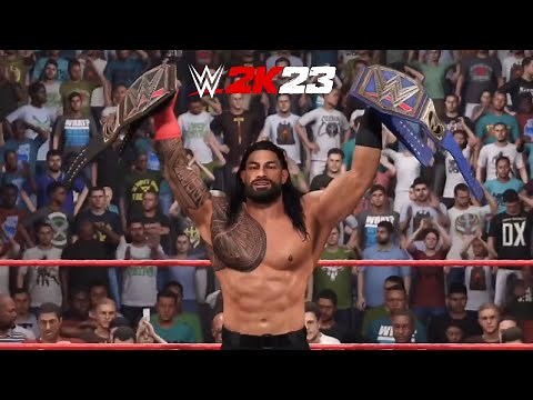 WWE 2K23 - How To Do a Double Title Match