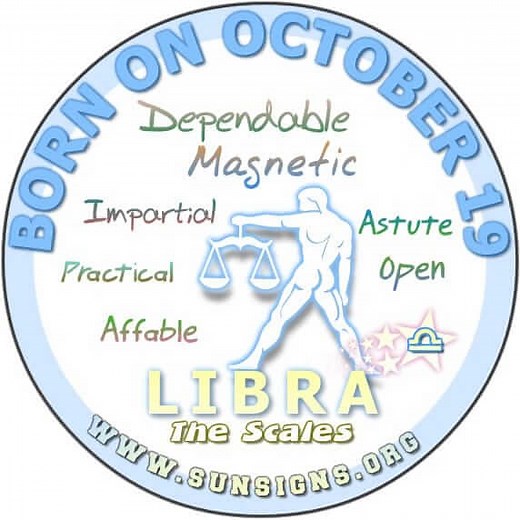 October 19 Zodiac Horoscope Birthday Personality