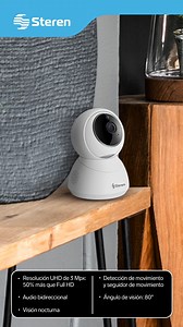 Compra estas 2 Cámaras Wi-Fi y obtén 15% OFF. 👉 https://bit.ly/3U0T7QJ Fortalece la seguridad de espacios exteriores e interiores y vigila en tiempo real desde tu celular. Promoción válida en productos seleccionados del 01 al 16 de octubre 2024 | Steren México