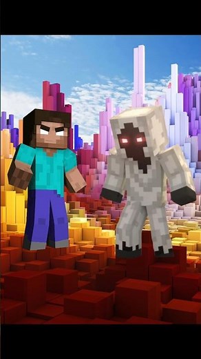 minecraft Herobrine vs Minecraft all mob battle. #shorts #minecraft #tweening