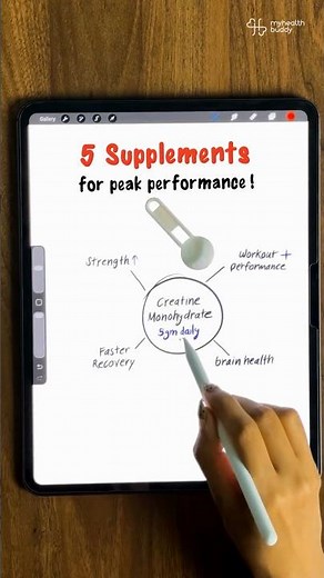 5 Supplements for Peak Performance #health #fitness #nutrition #myhealthbuddy