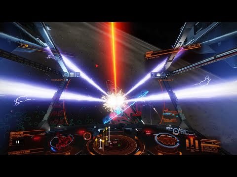 KRAIT MK II vs. IMPERIAL CLIPPER + IMPERIAL EAGLE (Haz RES Wing NPC) - Elite Dangerous (Legacy)