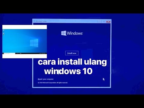 Cara install ulang windows 10 Komputer PC
