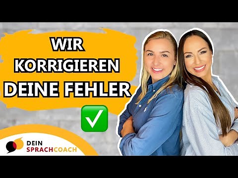 Vermeide diese typischen FEHLER IM DEUTSCHEN (Grammatik | Wortschatz | Deutsch A1|A2|B1|B2|C1)