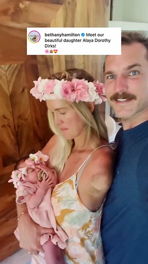 44K views · 758 reactions | Bethany Hamilton is riding the waves of motherhood bliss. ❤️ More on the pro surfer's first time as a girl mom: https://trib.al/ABXP63A (: Instagram) | E! News | Facebook