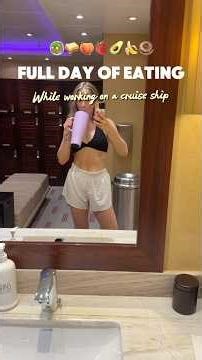 What do we eat as crew members on a cruise ship?! #dayinmylife #crew #cruise