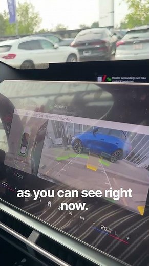 BMW iX3 Parks Itself! 🤯 #bmw #ix3