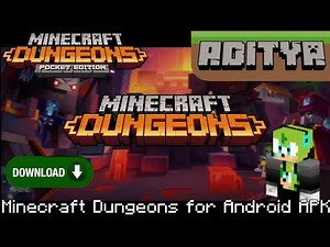 Minecraft Dungeons for Android! | Mastered YT Aditya | Minecraft Dungeons