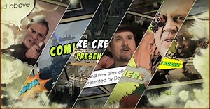 Dynamic Action Comic Book Visual Story Intro