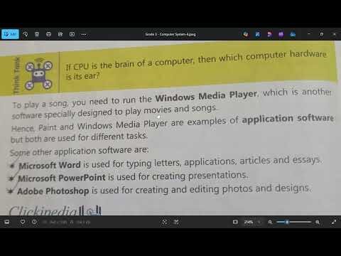 Grade 3 Computer System 6 - Application Software