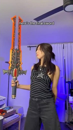 making a fire sword from scratch 🔥