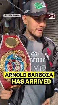 Arnold Barboza Jr. Has Arrived For The Final Weigh In 🔥