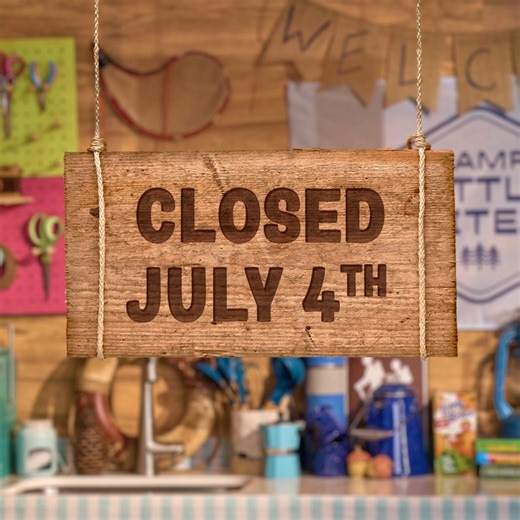 CLOSED! Camp is on pause this week for July 4th. 🎆 Join us next week for more badges, fun, and Little Bites® Muffins! 😋 Learn more about Camp Little Bites at the link in our bio. | Little Bites