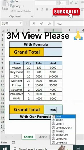 Excel Trick and tips #excel #exceltips #excelformula #exceltricks #excelfunctions #calc #cccexam