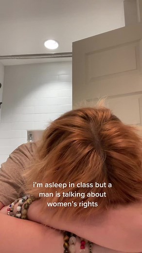 Resting in Class: Discussing Women's Rights