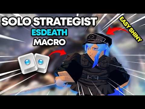 How to AFK STRATEGIST Trial 1 Esdeath (FREE MACRO DOWNLOAD) IN ASTD X