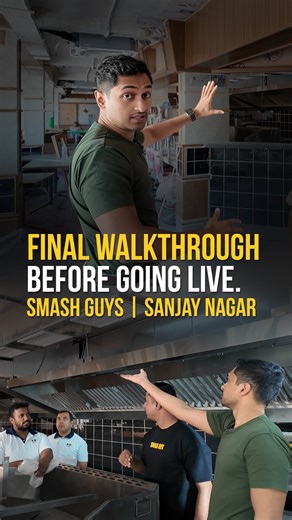 AB Gupta | SMASH GUYS SANJAYNAGAR ~ Final Site Tour before go live in a day or two! 🤞🏽 🎦 A walkthrough of how this space is shaping up - from live... | Instagram