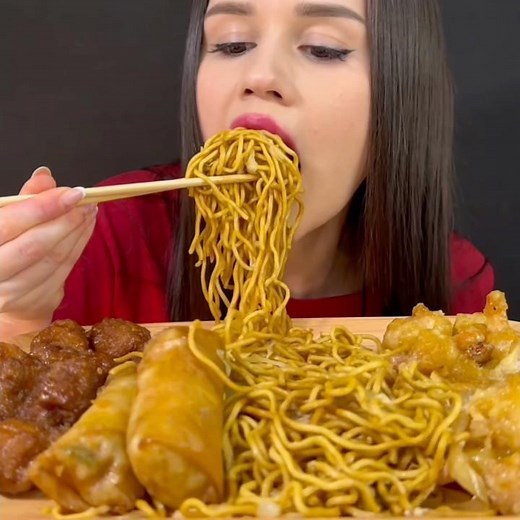 CHINESE FOOD PANDA EXPRESS | ORANGE CHICKEN, NOODLES ASMR MUKBANG #chinesefood #asmrfood #eatingshow