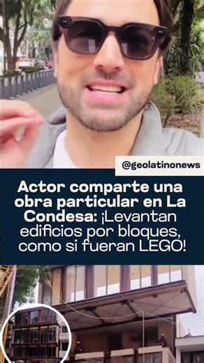 edificio modular en construcción en la colonia Condesa, Ciudad de México