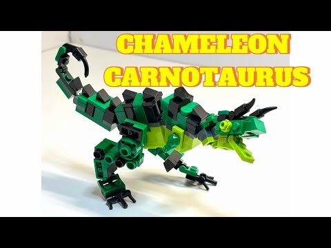 LEGO Jurassic Park Camouflaging Carnotaurus Tutorial