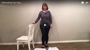 How To Improve Your Balance: Part III - Alternating Toe Tap | Vitality Physical Therapy NW