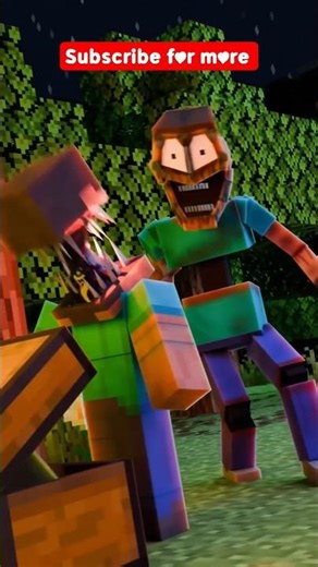 MINECRAFT SCARY ANIMATION PART 9 😱 #shorts #youtubeshorts