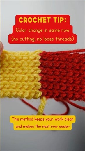 Seamless Color Transition That Actually Works #crochethack