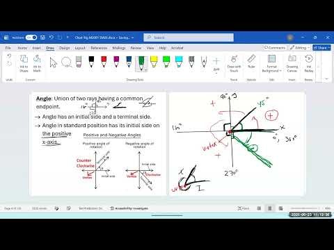 Lec10 Chp4 M2001 Summer26 Trig Reference-Coterminal angle,