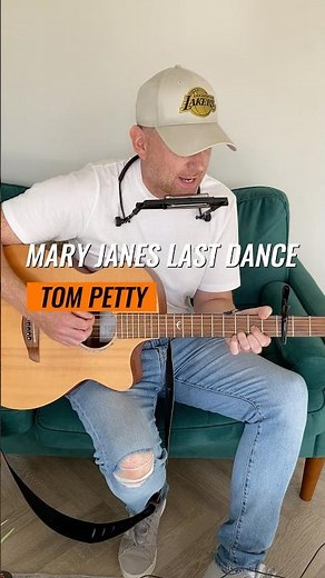 Mary Jane’s Last Dance – Tom Petty | Acoustic Guitar and Harmonica 🎸#shorts