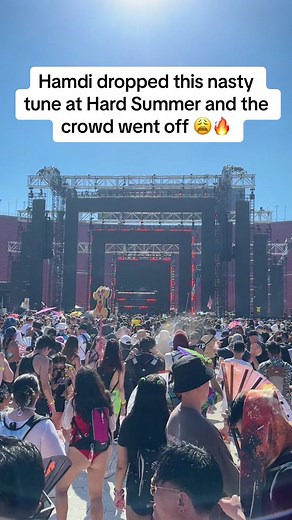 Hard Summer had so many good underground artists this year. The Hamdi set was next level madness 🔥💪 #hamdi #hardsummer #losangeles